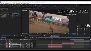 watch me edit a cinematic on after effects (captions on for narration)!!