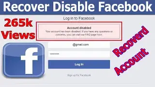 How To Open Disabled Facebook Account 2020 Updated | Tricks Zone