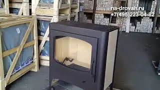 Печь-камин Бавария ЭКО с плитой две конфорки.