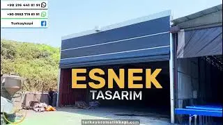 Pvc Branda Dar Seri Hangar Kapısı  - Türkay Otomatik Kapı