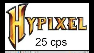 DRAG CLICKING 25 CPS ON HYPIXEL