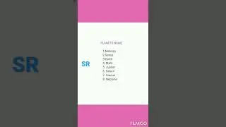 PLANETS NAME
