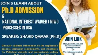 PhD and National Interest Waiver Process in USA