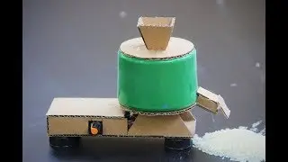 How to make a flour mill machine - Cardboard