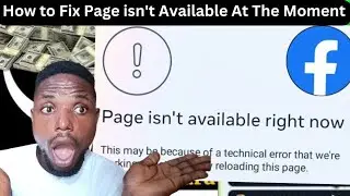 Page Not available at the Moment fixed ( 100% Fixed)