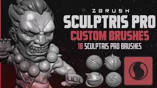 ZBrush Sculptris Pro Custom Brushes