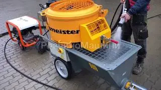 Штукатурна станція Putzmeister S5 EV/TM б/в www.pm.sm.ua #РозчиноМашини Запуск післе ТО