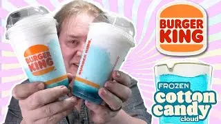 Burger King Frozen COTTON CANDY Cloud REAL Review!