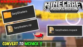 How to convert zip file to resources pack ||How to run zip file in Minecraft 