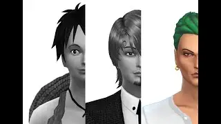 [Sims 4 ] Create a Sim - Zoro Roronoa (with CC link)