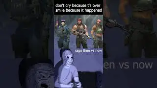 csgo then vs now #csgo #wojak #shorts