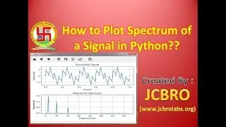 How to do Spectral analysis or FFT of Signal in Python??