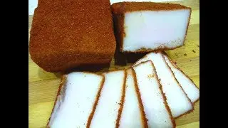 Солёное Сало по Венгерски с красным перцем. Шпик венгерский рецепт