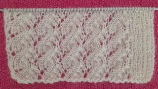 We are knitting a vest, cardigan, shawl and blanket pattern with a brand new pattern.