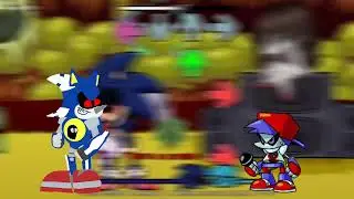 (fnf cover series) too slow (Metal sonic mix)