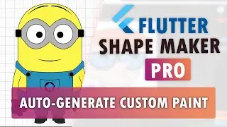 Flutter Shape Maker - Pro | Auto-Generate Custom Paint Code | Flutter UI Design Tutorial