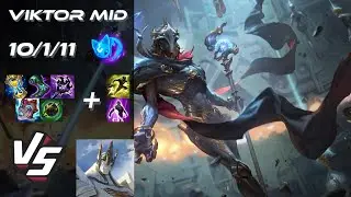 MID Viktor vs Galio - EU Challenger Patch 25.18