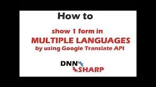 Create one multi-language form module