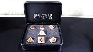 [TiG] Review: Easy Roller Dice: Legendary Copper Metal Dice, Wyvern Large Dice Bag, Leather Dice Cup