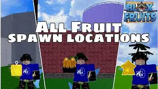 All Fruit Spawn Locations In Sea 1 (BloxFruits)