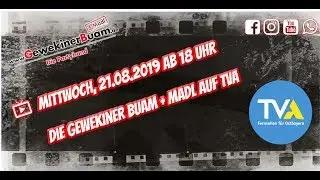 Gewekiner Buam+Madl TV - Vorschau auf TVA-Interview 2019