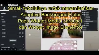 Adaptive Background Color Widget Media Carousel Elementor