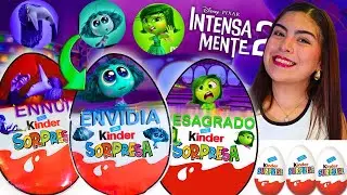 HUEVOS SORPRESA de INTENSAMENTE 2!💚💛💙