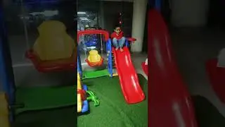 fun playing at indoor playground 