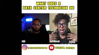 What does a data center technician do?