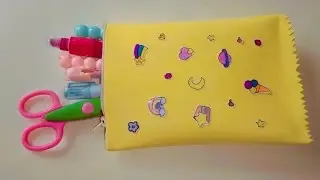 How to make Pencil case | Foam Sheet Craft Idea | Fun With Creations