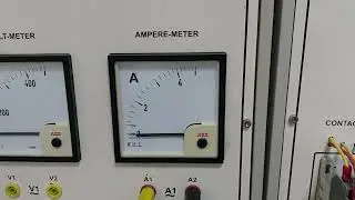 Motor Starting and Working Currents (Quan sát Dòng khởi động và dòng hoạt động của động cơ 3 pha)