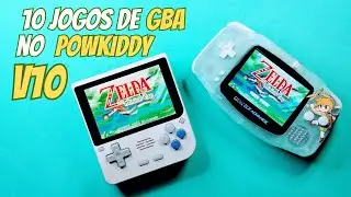 Powkiddy V10 - 10 Jogos De GBA Game Boy Advance Pra Jogar Nesse Portátil Maravilhoso