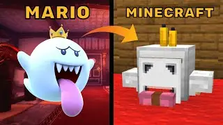 How To Build King Boo From Mario Kart In Minecraft! (Java/Bedrock)