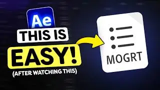Create PREMIUM MOGRTS In After Effects (EASY MODE)