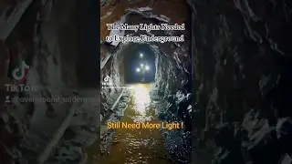 Underground lighting ain't easy ! #mines #underground #mining #fenix #trustfire #lights #lighting