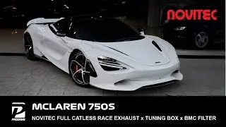 McLaren 750s x Novitec full catless Race Exhaust x N-Tronic Tuning box