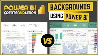 Create an eye-catching dashboard background using ONLY Power BI