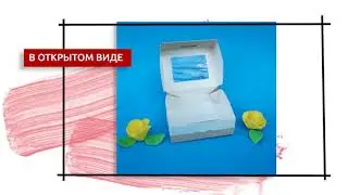 Коробка крафт с окном для печенья, пряников и макарун  Размер 10 на 8 на 3 см  Обзор