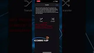 How to transfer a call using the IOS 3CX app #shorts #3cx #3cxtips
