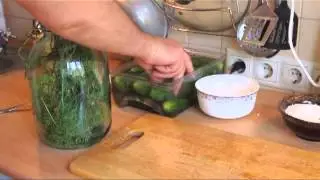 Рецепт малосольных огурцов