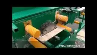 Дисковый многопильный станок СМД-2 (видео)