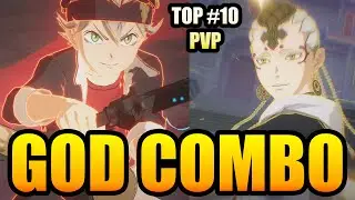 GOD COMBO Asta & Licht Top #10 Arena PVP Burst Combo - Black Clover Mobile