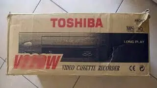 видеомагнитофон Toshiba V 804W распаковка