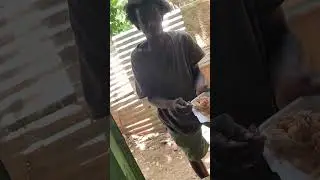 I think the cat need some of the food bro😂😂😂 #jamaican #food #funny
