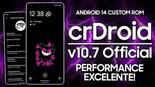 CUSTOM ROM CRDROID COM MUITA PERFORMANCE NO POCO F6 | ROM crDroid v10.7 Android 14 OFICIAL