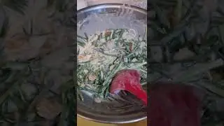 корейские блины с морепродуктами и овощами