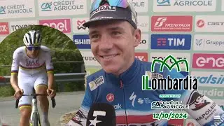 Remco Evenepoel Talks about Tadej Pogacar - ILombardia Giro 2024