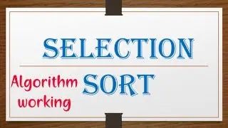 Selection Sort algorithm in hindi | What is selection sort? | Data structure | Python tutorial