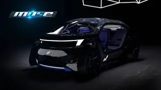 3d Automobile Rendering - MUSE - ICONIQ Motors Teaser - Shanghai Auto Show 2019