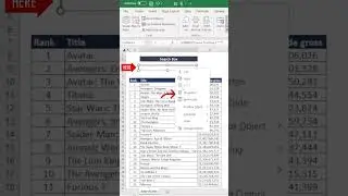 Search Box in Excel  #shortvideo  #viralshorts
